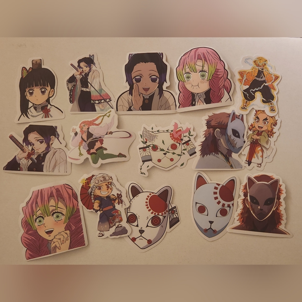 Demon slayer stickers bundle